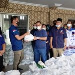 Salurkan Bantuan Anggota DPR Martin Manurung, Bakhtiar: Nasdem Selalu Hadir di Tengah Rakyat