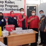 PDI Perjuangan Kabupaten Bekasi Bekerjasama Polres Metro Bekasi Gelar Vaksinisasi