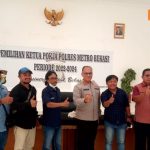 Gidion Arif Setiawan Kukuhkan, Didit dan Tubis Komandoi Pokja Wartawan Metro Bekasi