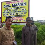 Diduga PT Cahaya Indorahmat Pratamajaya Serobot Tanah Milik Drs, Mas’an