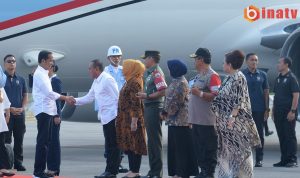Presiden Jokowi Tiba di Bandara Silangit Taput