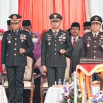 Dandim 0509 Bersama Kapolres Hadiri Upacara HUT Kemerdekaan RI ke-77