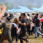 Polres Tapteng Laksanakan Latihan Dalmas Skala Lanjut, Antisipasi Kontijensi Unras Kenaikan Harga BBM