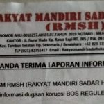 Prihal laporan dugaan Korupsi dan Penggelapan oleh mantan Kepsek SMAN 7 Tambun Selatan, LSM RMSH : KEJATI JABAR USUT TUNTAS