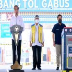 Presiden Republik Indonesia Ir Jokowi Dodo  Resmikan Jalan Tol Cibitung-Cilincing