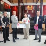 Bantuan sebesar Rp 100 juta diserahkan (PSBI) Punguan Simbolon dohot Boruna Indonesia Untuk Korban Gempa Tapanuli Utara