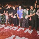 PJ Bupati Bekasi, Dandim 0509 / Bekasi, Kapolres Metro Bekasi PRAY FOR KANJURUHAN Bersama  Suporter Aremania, Persikasi Fans, Viking, Bonek, The Jack yang ada di Kab Bekasi