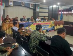 Jamaluddin Pohan Memimpin Rapat Di Aula Nusantara I Kantor Wali Kota Sibolga