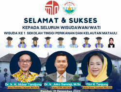 STPK Matauli Melaksanakan Wisuda Sarjana Angkatan I Pada Tahap I