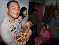 Kapolres Tapteng Kunjungi Ibu yang Melahirkan di Teras Puskesmas