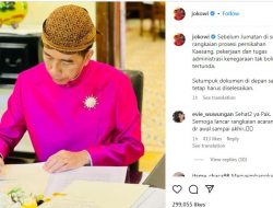 Presiden Jokowi Tetap Menjalankan Pekerjaannya Di Sela Rangkaian Prosesi Pernikahan Putranya Kaesang Pangarep