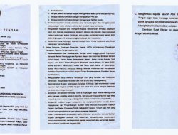 Pemilu 2024 : Pj Bupati Tapteng Terbitkan Surat Edaran Tentang Netralitas ASN