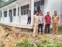 Bencana Tanah Longsor di SMKN 1 Tapian Nauli,Pj Bupati Tapteng Instruksikan OPD Untuk Segera Menanganinya