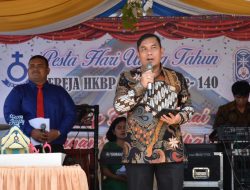 Pj Bupati Tapteng Hadiri Pesta HUT HKBP Sibuluan ke-140 Tahun