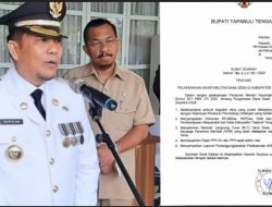 Pj Bupati Tapteng Telah Terbitkan Surat Edaran Akuntabilitas Dana Desa