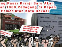 1000 Pedagang Pasar Kranji Baru Akan Gelar Aksi Demonstrasi di Kantor PemKot Bekasi