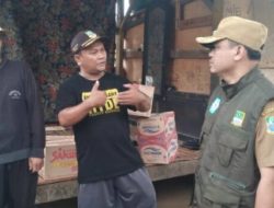 Camat Tambun Selatan, Junaefi S STP MSi. Tinjau Lokasi Dampak Banjir