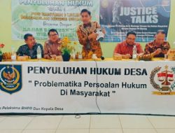 Ketua PN Cikarang, Eddy Daulatta Sembiring SH.MH. Dampingi BHPD dan POSBAKUM KBH- WN PN Cikarang Dalam Penyuluhan Hukum di Desa Muktiwari