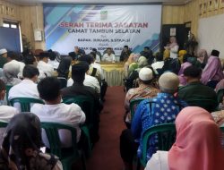 Serah Terima Jabatan Camat Tambun Selatan, Dari Junaefi S. STP. M, Si Kepada Drs. Sopyan Hadi M M.