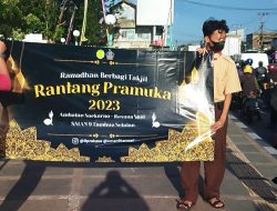 Di Bulan Suci Ramadhan, Rantang Pramuka SMAN 9 Tambun Selatan Bagikan Ta’jil