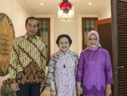 Suasana Idul Fitri, Presiden RI. Ir. H. Joko Widodo Bersama Iriana Joko widodo Berkunjung ke Rumah Ibu Megawati Soekarnoputri