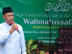 Camat Tambun Selatan, Drs. Sopyan Hadi M.M Hadiri Undangan Ketua Forum BPD Kab Bekasi Dalam Rangka Walimatus Safar (Memenuhi Rukun IsIam ke 5)