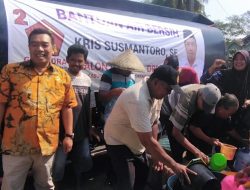 Respon Cepat Kristoro Center Bekasi (KCB) Distribusikan Air Bersih 56 000 Liter Untuk Warga Terdampak Kekeringan di Kec – Sukawangi, Desa Sukaringin
