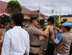 Guna Menjaga Harkamtibmas Yang aman dan Kondusif Polres Tapteng launching 242 Polisi RW