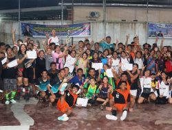 GKPI Hutanabolon dan Pinangsori Raih Juara I, Dalam Turnamen Futsal PP GKPI se-Resort Pasar Tukka Sukses