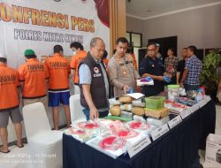 Sat Narkoba Polres Metro  Bekasi Berhasil Ungkap Peredaran Narkotika Selama 2 bulan