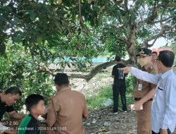 Sat,, Set,, Camat Sukakarya Tinjau Pengerukan Tumpukan Sampah di Bendungan Caringin Kali Ciherang