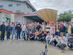 Bentuk Kekecewaan Puluhan Warga Geruduk PT Ohsung Electronics