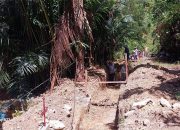 Pemdes Mela I Tapteng Bangun Drainase, Kades Riswan Silaban: Dusun V Golkar Kerap Dilanda Banjir