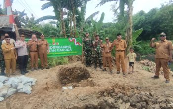 Plt Bupati Bekasi Bersama Dandim 0509/ Kab-Bekasi Gelar Peletakan Batu Pertama