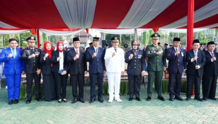500 Peserta Upacara Dari Unsur TNI, Polri, ASN, Satpol PP, dan Pelajar Hadir Dalam Rangka Hari Lahir Pancasila 2026