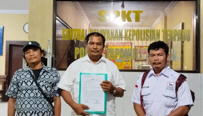 Ericson Maharaja Laporkan Dugaan Pemalsuan SK DPD PSI Tapteng ke Polres