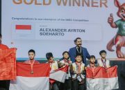 Atha Fathurrahman Siswa SDN Waluya 02 Sabet Medali Emas IMEC Olympiad di Malaysia