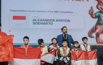 Atha Fathurrahman Siswa SDN Waluya 02 Sabet Medali Emas IMEC Olympiad di Malaysia