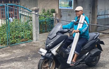 Kabel Internet Semrawut di Jalan Sisingamangaraja Sibolga, Keselamatan Warga Dipertaruhkan