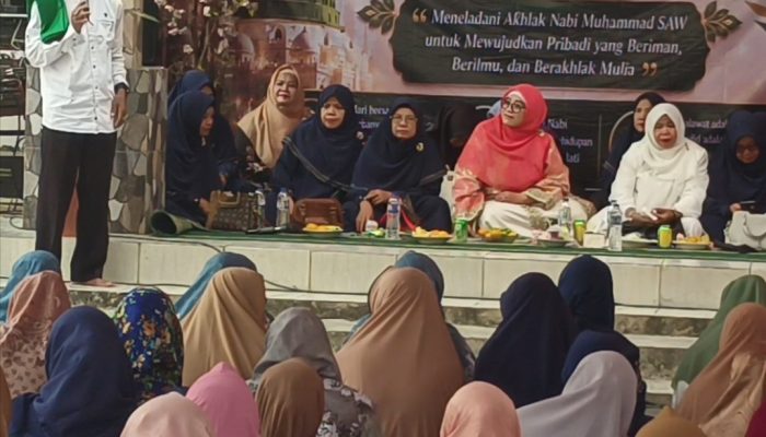 Maulid Nabi di Desa Jejalen Jaya, Kades Kumpul Sebra Ajak Warga Perkuat Ukhuwah dan Sukseskan Pilkades