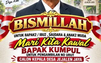 Ribuan Simpatisan Kumpul Sebra akan Longmarch Dari Kediaman Sampai ke Kantor Desa