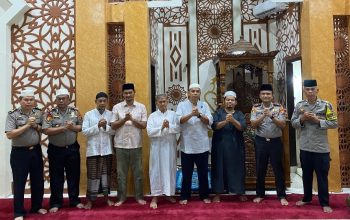 Subuh Keliling di Masjid Al-Azhar, Kapolres Sibolga Ajak Warga Jaga Kamtibmas dan Perangi Narkoba
